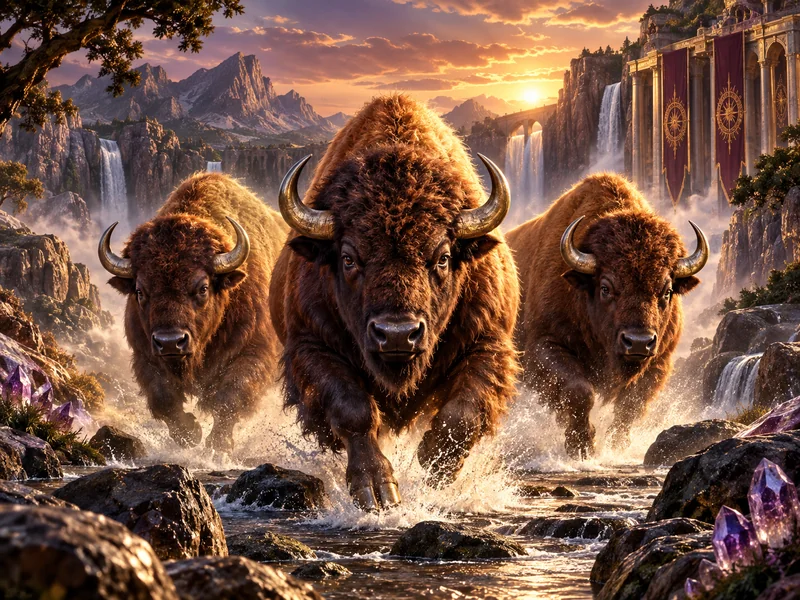 3 Charge Buffalo — သရုပ်ဖော်ပုံ